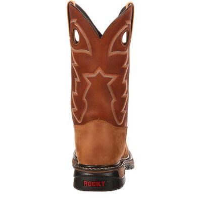 Rocky Original Ride Steel Toe Waterproof Western Boot, , large