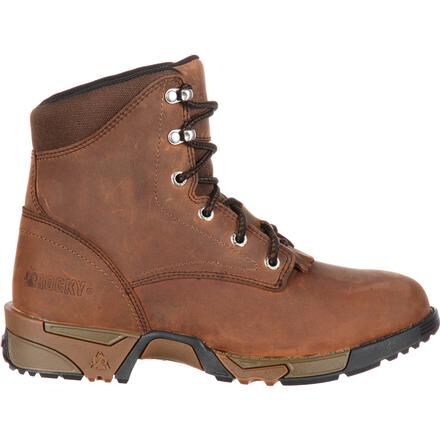 Rocky Womens Lace-Up Aztec Steel Toe Work Boot
