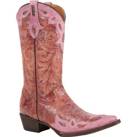 12 Rocky Women s Snip Toe Handhewn Western Boot RKYW018