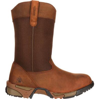 Rocky Aztec Women's Steel Toe Pull-on Boot, , large