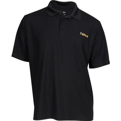 Rocky Logo Short-Sleeve Polo Shirt, , large