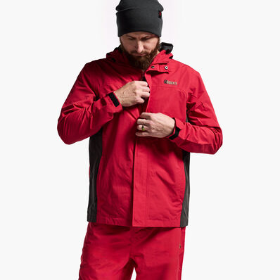 Rocky ProHunter Rain Jacket with Hood, Biking Red, large