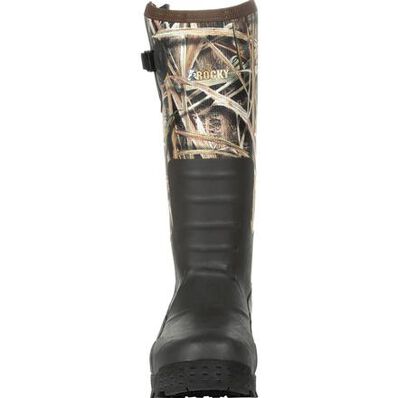 ROCKY Men's Sport Pro Pull-on Rubber Snake Boot Knee High ROCKY Men's Sport Pro Pull-on Rubber Snake Boot Knee High