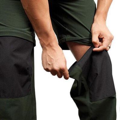 Rocky S2V Dead Reckoning Convertible Trek Pants, DARK GREEN, large
