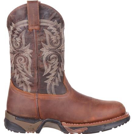 Rocky Aztec Men s Comfortable Waterproof Brown Western Boot