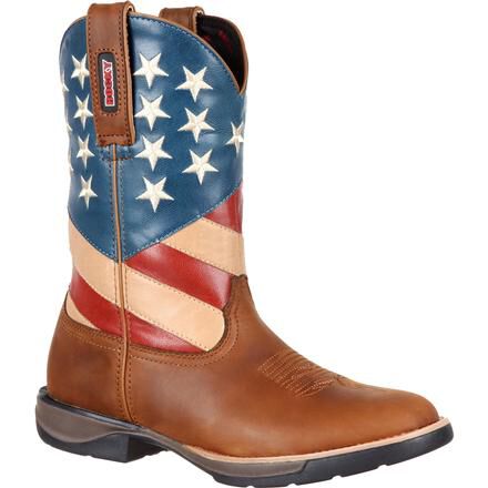 Women's american clearance flag cowgirl boots
