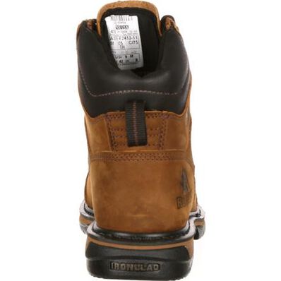 Rocky IronClad Waterproof Steel Toe Work Boots, , large