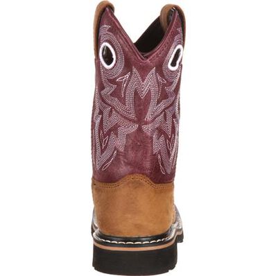 Rocky Farmstead Big Kid Western Boot, , large