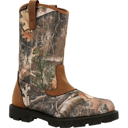 Rocky Men s Realtree Pull On Waterproof Outdoor Boot RKS0514