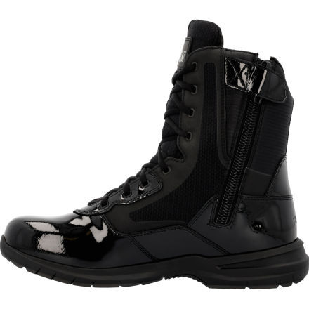 High gloss tactical boots on sale