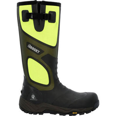 Rocky XRB Waterproof Steel Toe 1000G Insulated Rubber Boot, , large