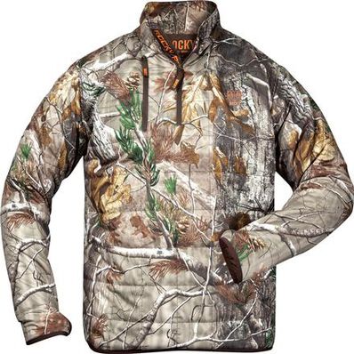 Rocky Athletic Mobility Midweight Level 2 1/4 Zip Jacket, Realtree AP, large