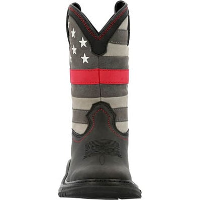 Rocky Red Line Big Kid Western Boot, , large
