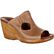 4EurSole Joyful Women's Brown Leather Slide, , large