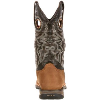 Rocky LT Composite Toe Waterproof Saddle Western Boot, , large