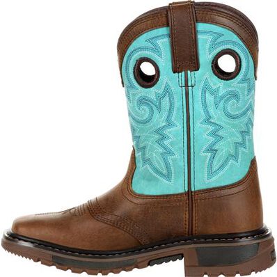 Rocky Big Kid's Original Ride FLX Western Boot, , large