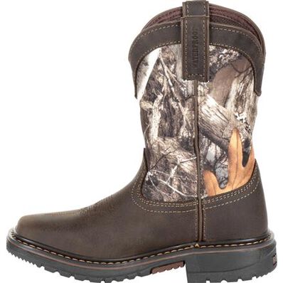 Rocky Kids' Ride FLX Waterproof Western Boot, , large