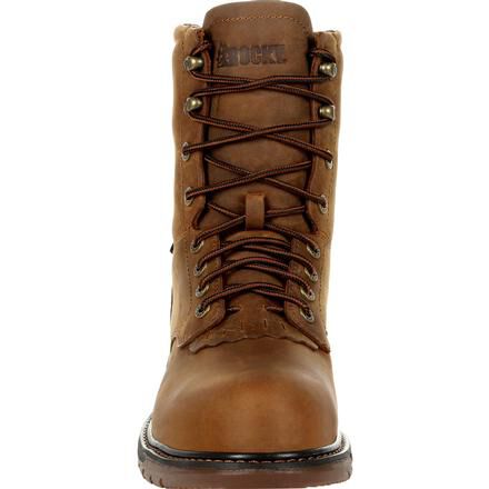 Lace up western work boots cheap