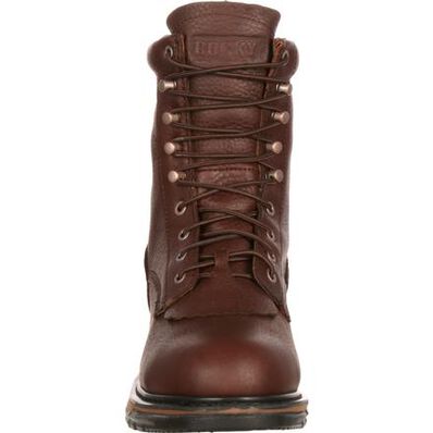 Rocky Original Ride Steel Toe Waterproof Lacer Western Boot, , large