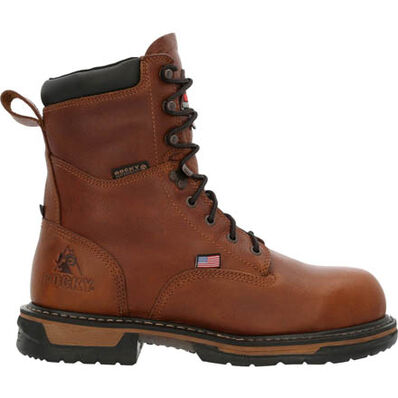 Rocky IronClad Steel Toe Waterproof Work Boots, , large