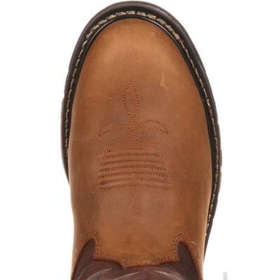 Rocky Original Ride Branson Roper Steel Toe Western Boots, , large