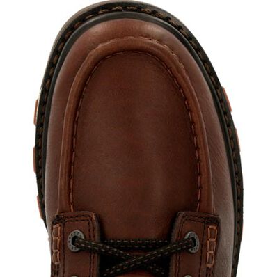 Rocky Rams Horn Unlined Brown Work Wedge, , large