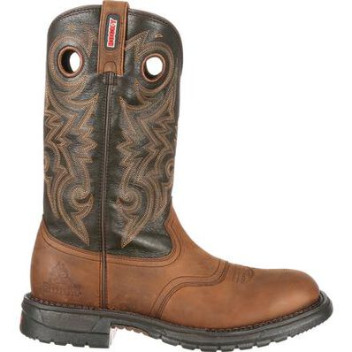 Rocky Original Ride Waterproof Western Saddle Boot, , large