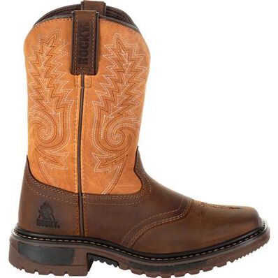 Rocky Kids' Ride FLX Western Boot, , large