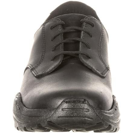 Rocky Men s Black Plain Toe Public Service Oxford Shoe RKD0015IA