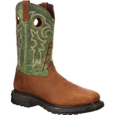 Rocky Original Ride Steel Toe Western Boot, , large