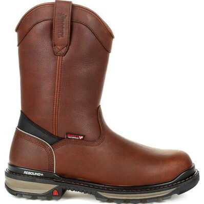 Rocky Rams Horn 400G Insulated Waterproof Composite Toe Pull-On Work Boot, , large