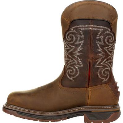 Rocky Iron Skull: Men's 600G Insulated Comfortable Pull-On Western Boot