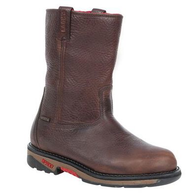 Rocky Ride Steel Toe Waterproof Pull-on Work Boot, , large