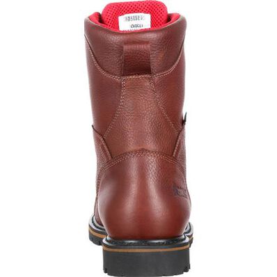 Rocky Three Cut Logger Steel Toe Waterproof Work Boot, , large