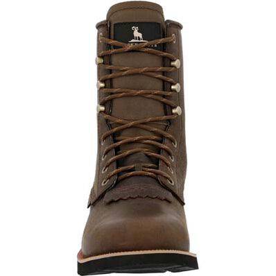 Rocky MonoCrepe 8” Steel Toe Western Boot, , large