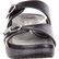 4EurSole Golden Day Women's Black Leather Slide, , large