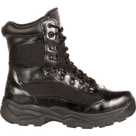 Rocky Fort Black Waterproof Public Service Boots FQ0002049