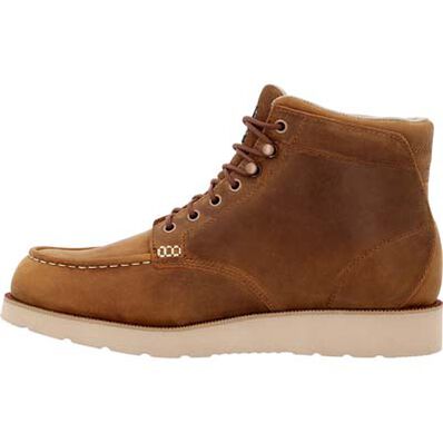 Rocky MonoCrepe Wedge 6” Waterproof Work Boot, , large