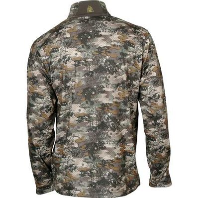 Rocky Camo Fleece Zip Shirt, Rocky Venator Camo, large