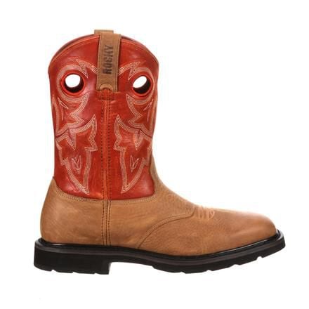 Rocky Farmstead Steel Toe Western Boot RKYW047