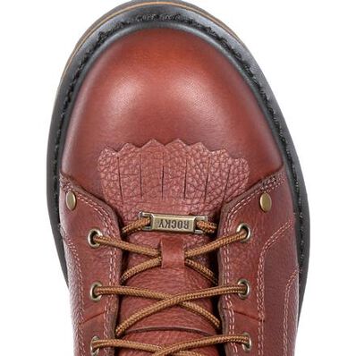 Rocky Three Cut Logger Steel Toe Waterproof Work Boot, , large