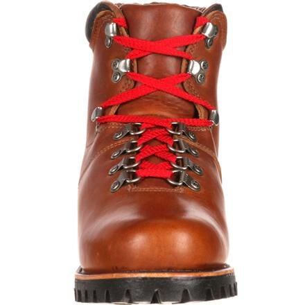 Vintage hiking boots red laces cheap