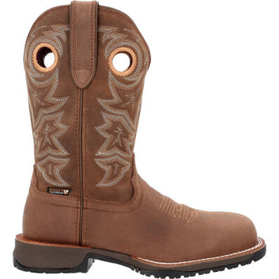 Rocky Rosemary Women's Composite Toe Waterproof Western Boot, , large