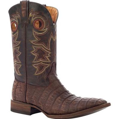 Rocky HandHewn Exotic Western Boot, , large