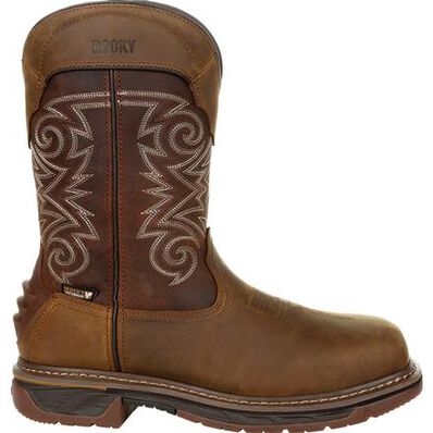 Rocky Iron Skull: Men's 600G Insulated Comfortable Pull-On Western Boot