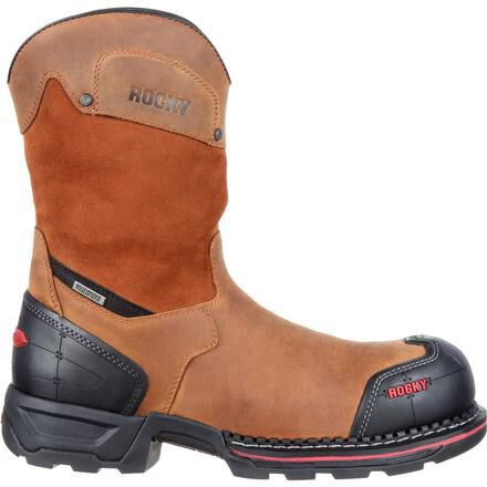 Rocky Maxx Men s Pull On Composite Toe Waterproof Work Boots