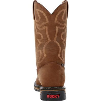 Rocky Original Ride USA Steel Toe Western Boot, , large