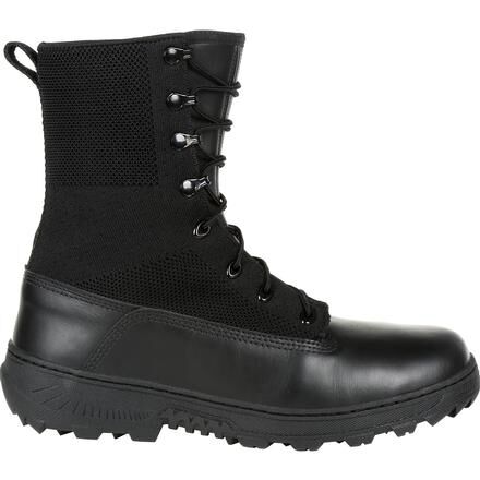 Highlander Ranger Assault Boots Tactical Leather Combat Mens Army Footwear Black 