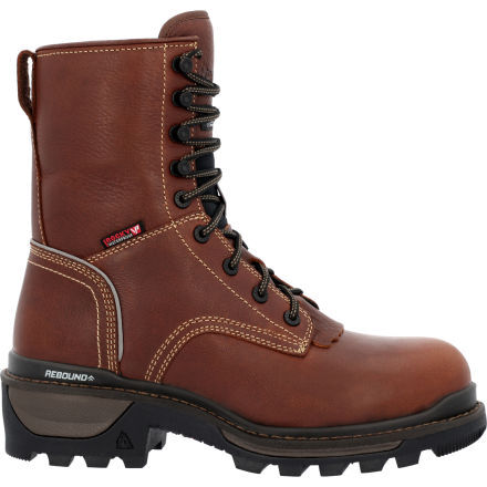 Insulated logger work boots hotsell