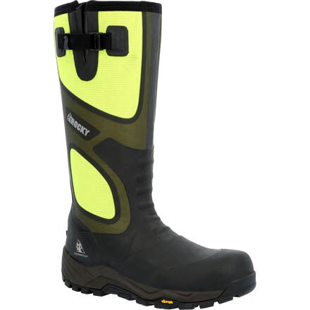 Men's insulated steel toe rubber boots sales